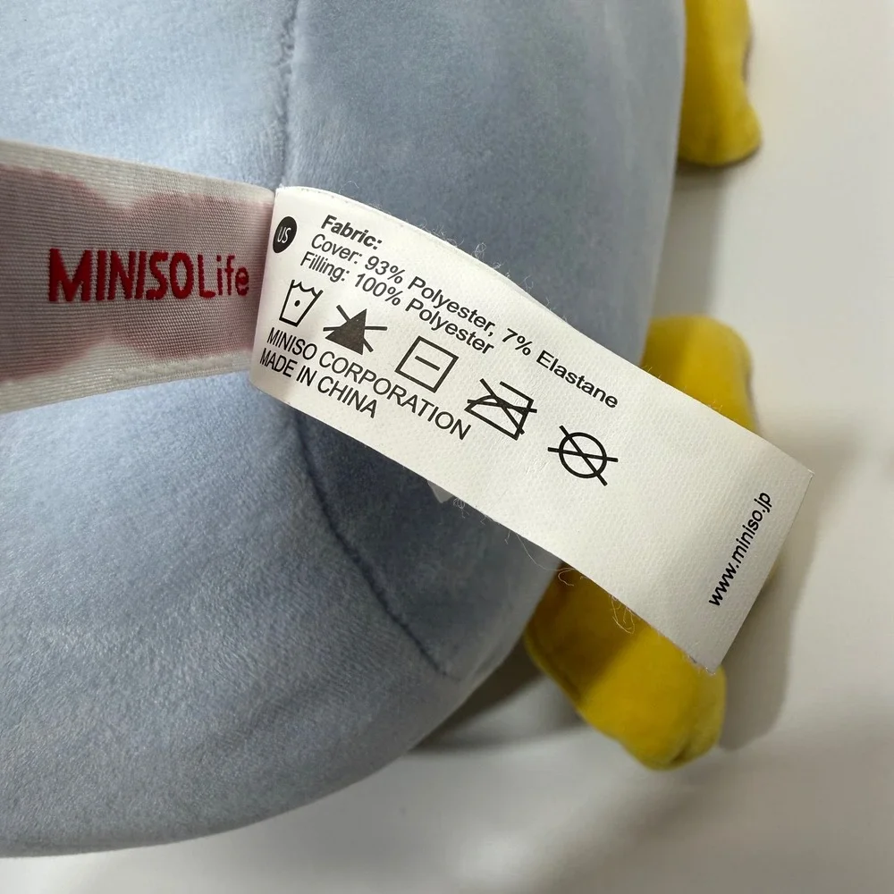 Miniso Life Penguin Plush Stuffed Animal Blue White Yellow Squishy Soft Toy